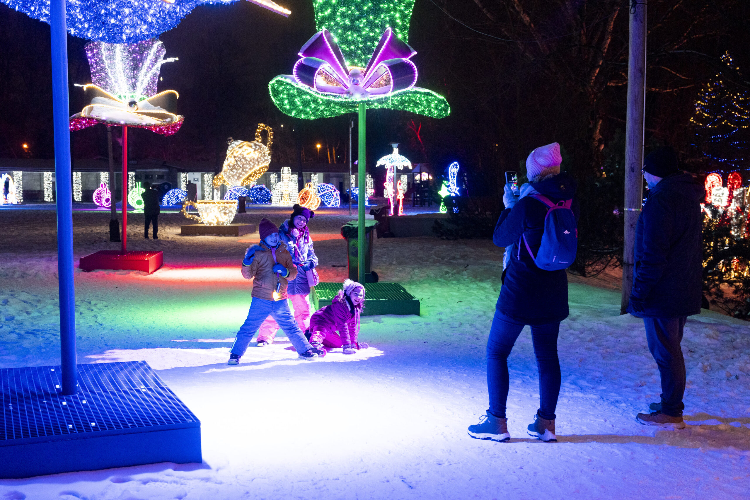Zabrze: Festyn Zimowy w Parku Miliona Świateł