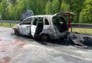 Czerwionka-Leszczyny: Pożar samochodu osobowego na autostradzie A1