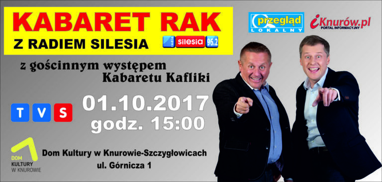 Kabaret RAK 1 października 2017 IKNW iKnurów.pl