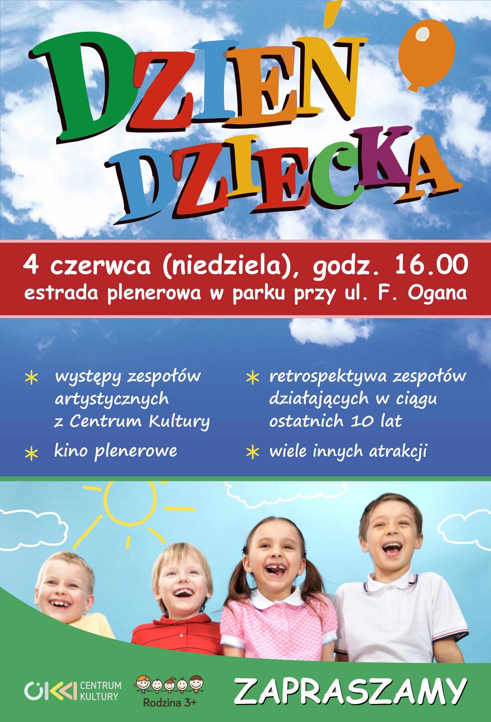 Dzień Dziecka – 4 czerwca godz. 16.00 | IKNW - iKnurów.pl